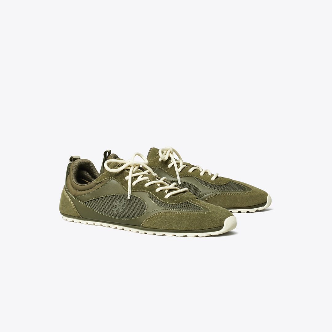 Tory Burch Field Sneaker In Green