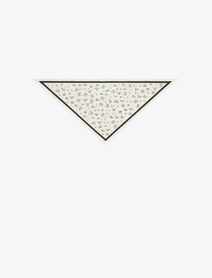 Tory Burch Floral Triangle Scarf
