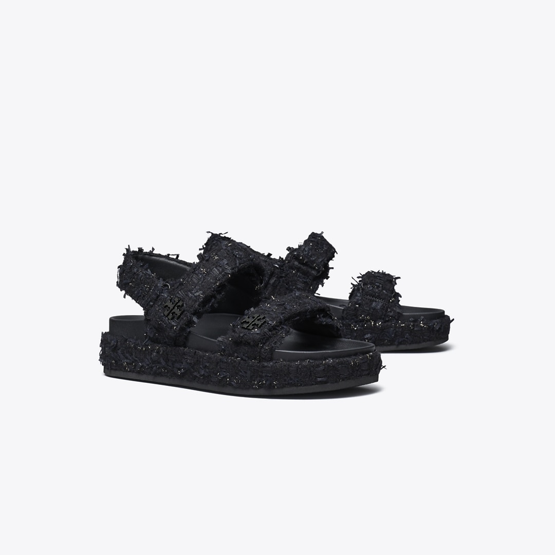 Tory Burch Kira Burch Sandal In Black