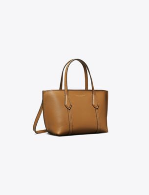 Tory Burch Mini Perry Tote In Brown
