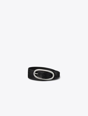 Tory Burch 1" Large Pierced Buckle Belt In Multi