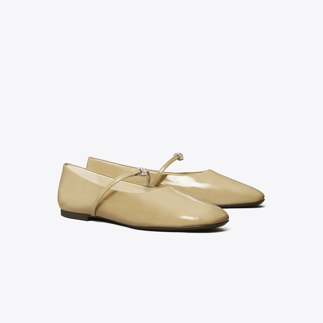 Tory Burch Pavé Gemini Link Mary Jane In Neutral