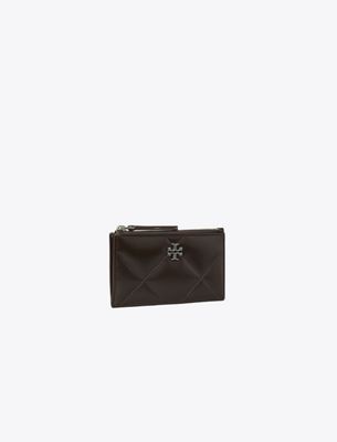 Tory Burch Kira Diamond Quilt Pavé Zip Card Case