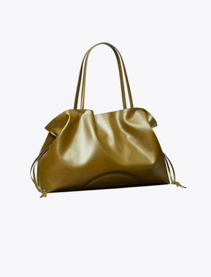 Tory Burch Ella Natuura™ Drawstring Tote In Green