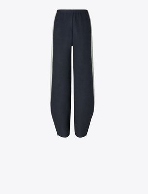 Tory Burch Japanese Jersey Sweatpant In Black