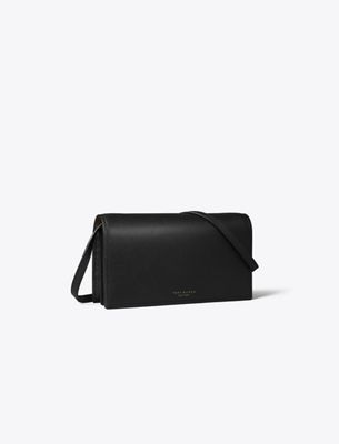 Tory Burch Romy Wallet Crossbody In Black