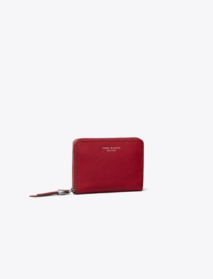 Tory Burch Medium Romy Wallet In Red
