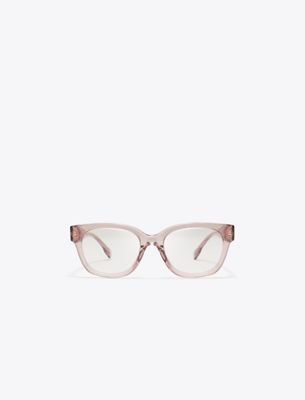 Tory Burch Miller Square Eyeglasses In Brown