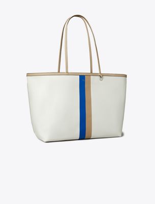Tory Burch Racer Tote In White