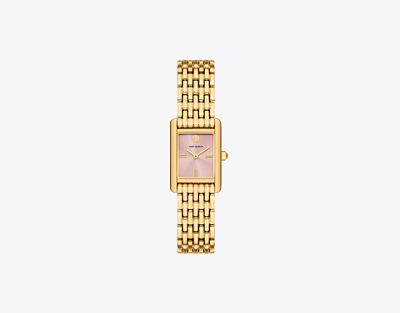 Tory Burch Small Eleanor Watch In Brown