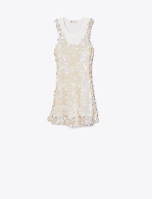 Tory Burch Sequin Mesh Dress