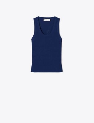 Tory Burch Pointelle Viscose Tank