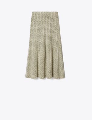 Tory Burch Pleated Knit Skirt