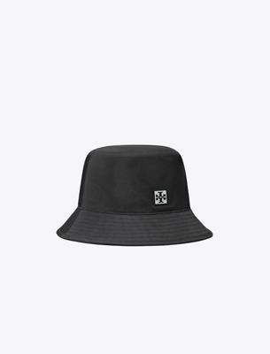 Tory Burch Nylon Bucket Hat In Black