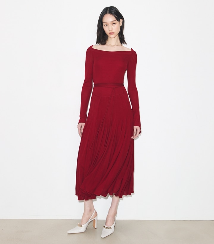 formal & gown knee length dresses for women Off Shoulder Burgundy Knee Length Tulle Homecoming DressesTP0167-Tirdresses US12 / As Picture