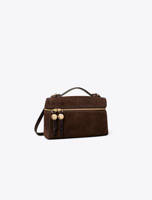 Tory Burch Schlanke Romy Henkeltasche aus Wildleder