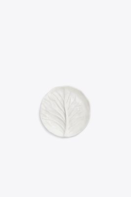 Tory Burch Lettuce Ware Canapé Plate, Set Of 4 In White