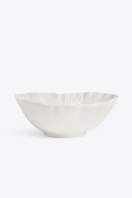 Tory Burch Lettuce Ware Serving Bowl In White