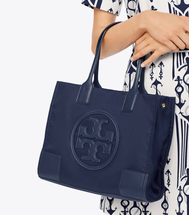 tory burch ella mini tote canvas