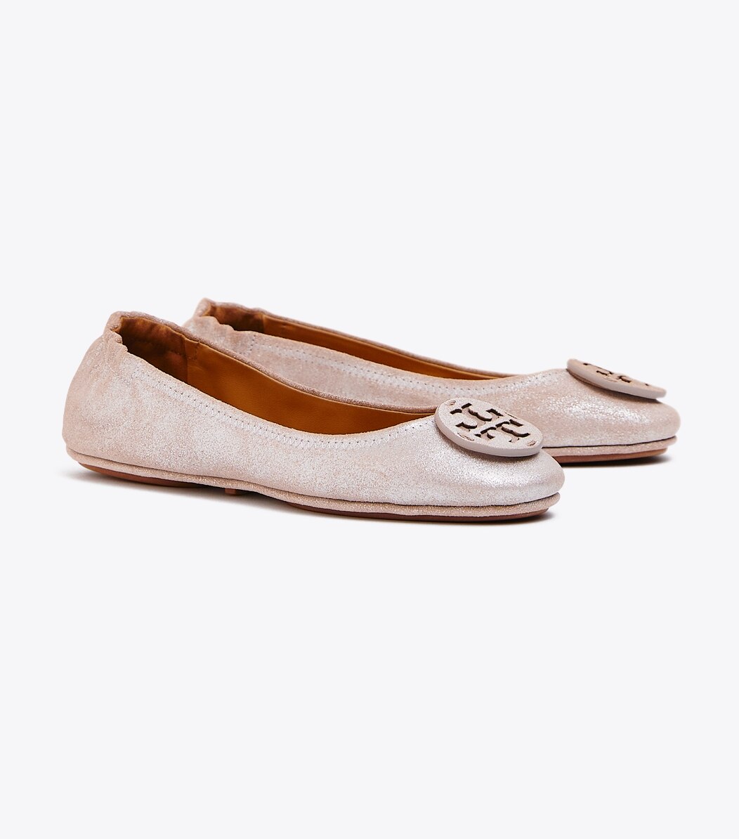 tory burch suede ballet flats