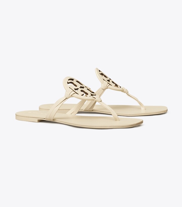 Tory burch miller deals sandals square toe