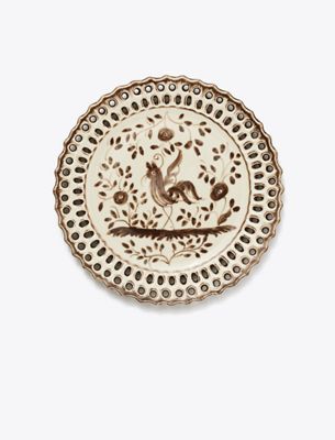 Tory Burch Oiseau Salad Plate, Set Of 4 In Brown