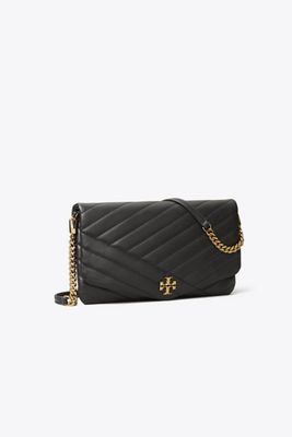 Tory Burch Kira Chevron Clutch In Black
