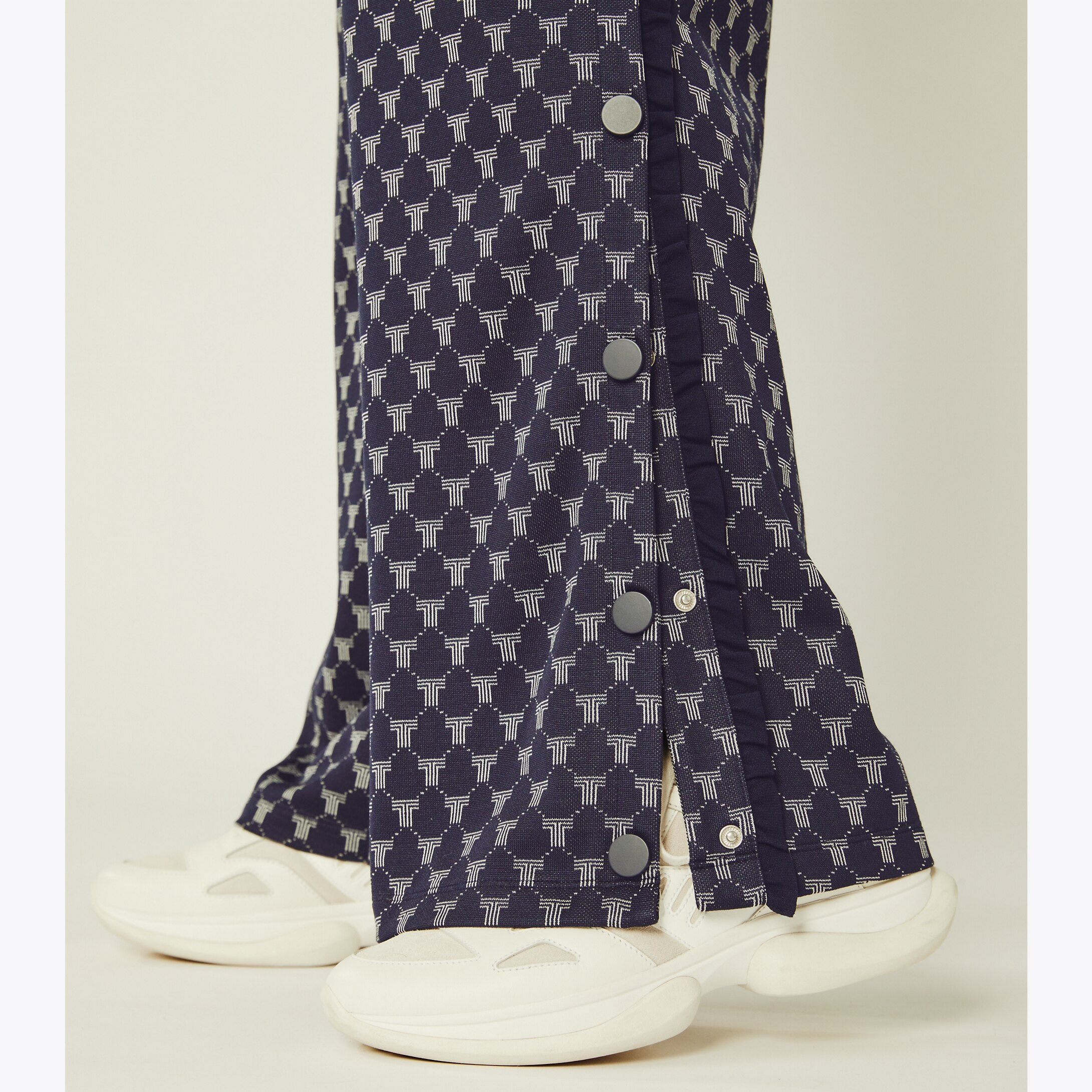 tory burch tear away track pants