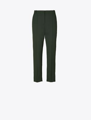 Tory Burch Tech Twill Golf Pant In Green