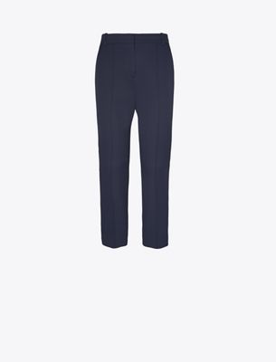 Tory Burch Tech Twill Golf Pant In Blue