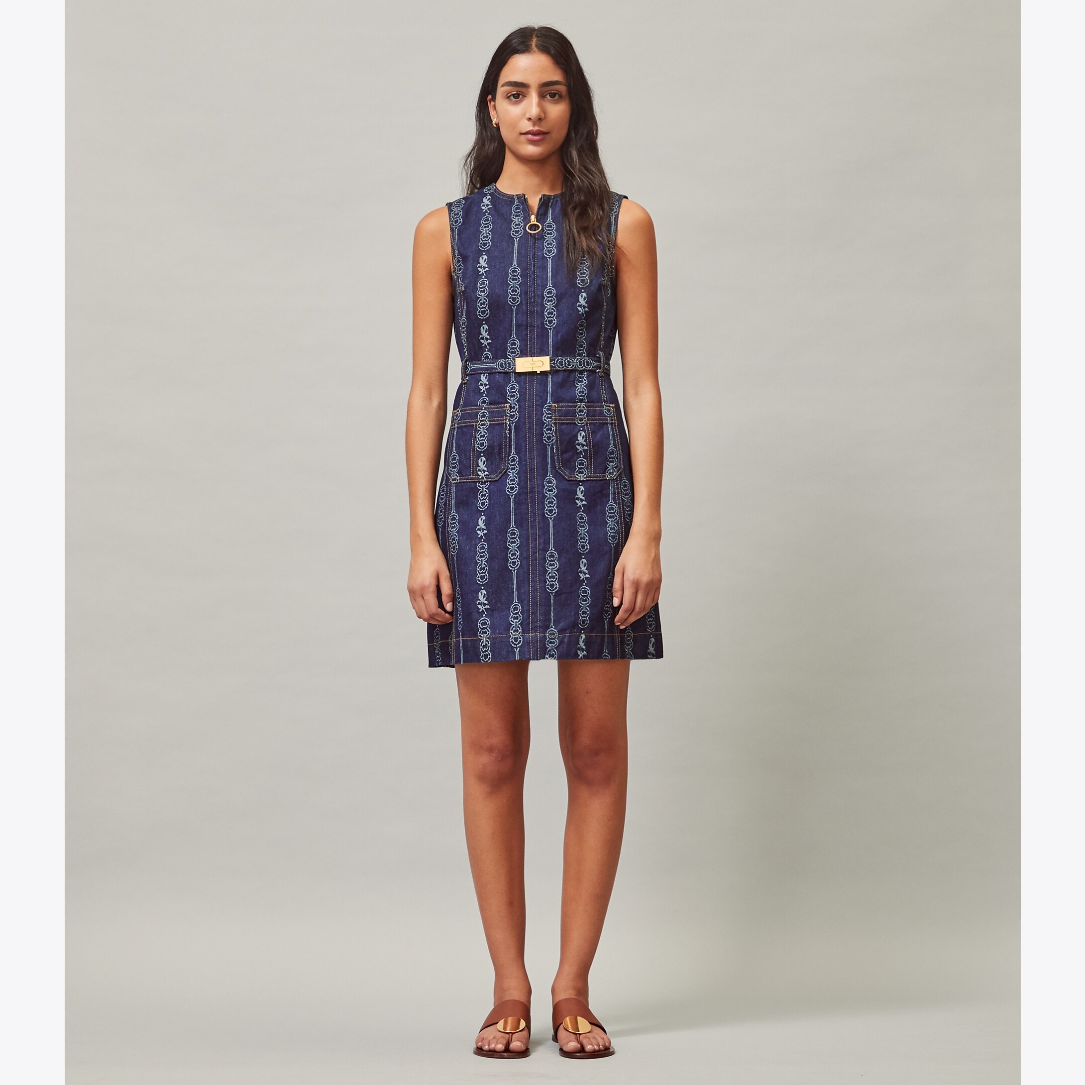 tory burch denim dress