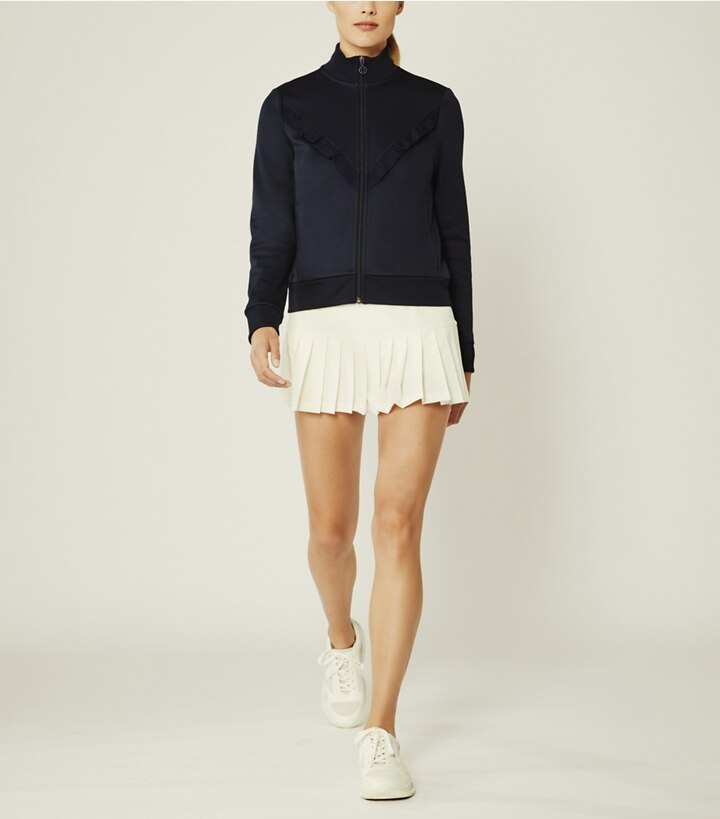 Ruffle Track Jacket: Women's Designer Jackets | Tory Sport