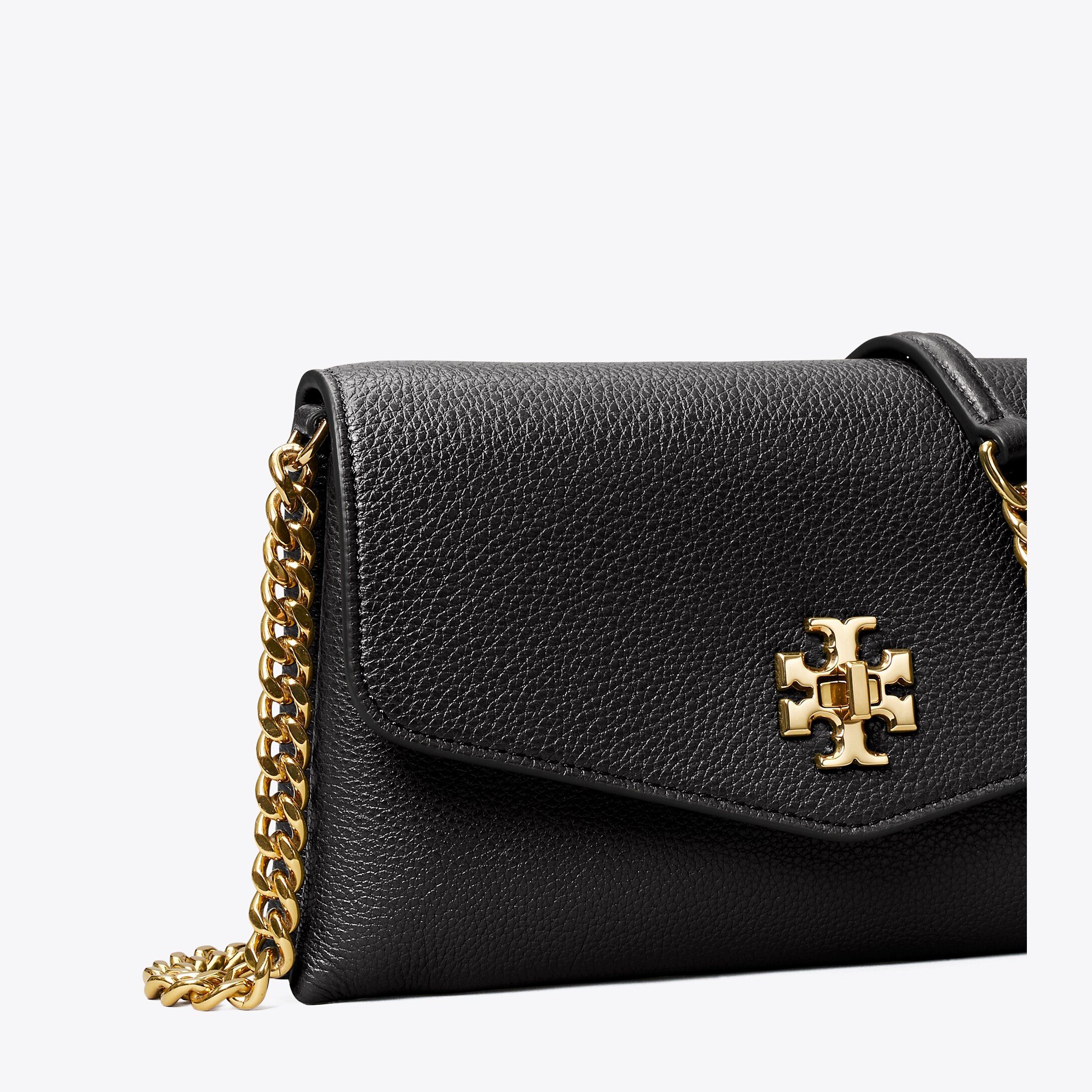 tory burch kira pebbled chain wallet