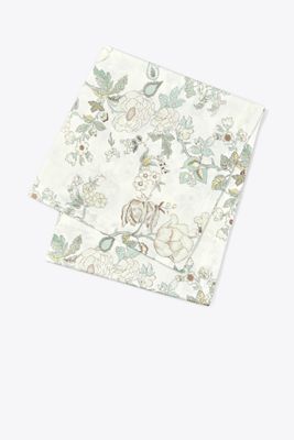 Tory Burch Happy Times Bouquet Square Tablecloth, 70" X 70" In Neutral