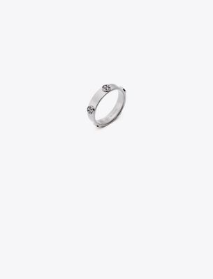 Tory Burch Miller Stud Ring In Silver