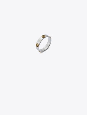 Tory Burch Miller Stud Ring In Metallic