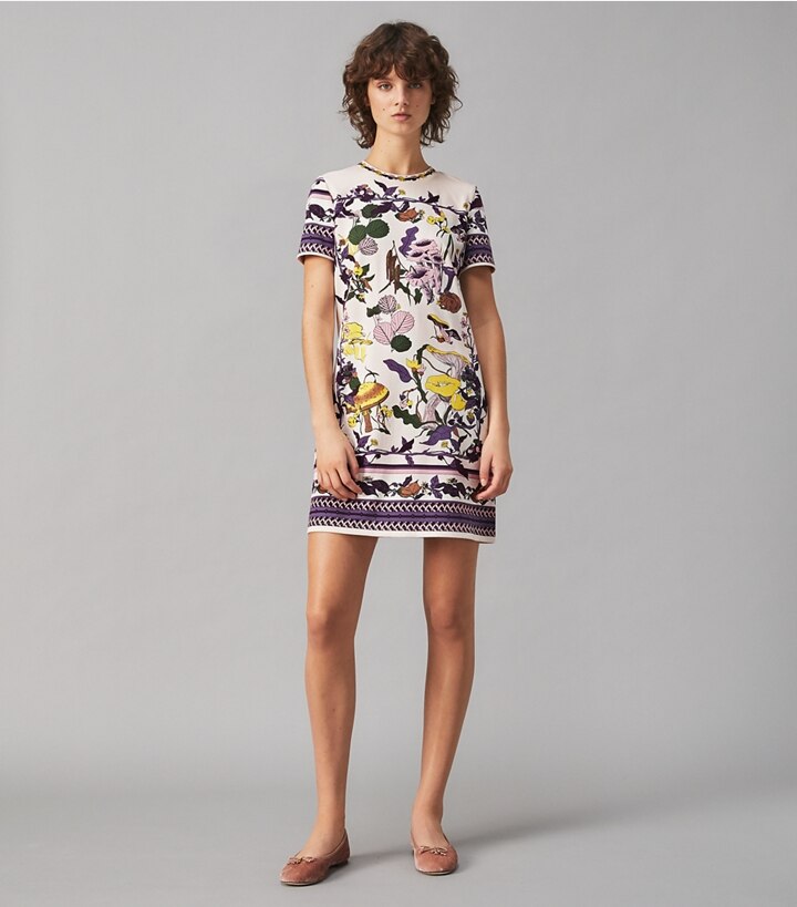 Mushroom Party T-Shirt Dress: Women's Designer Dresses | Tory Burch