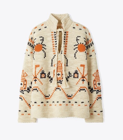 TORY BURCH PÓVOA DE VARZIM-INSPIRED SWEATER