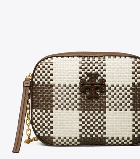 mcgraw plaid camera bag