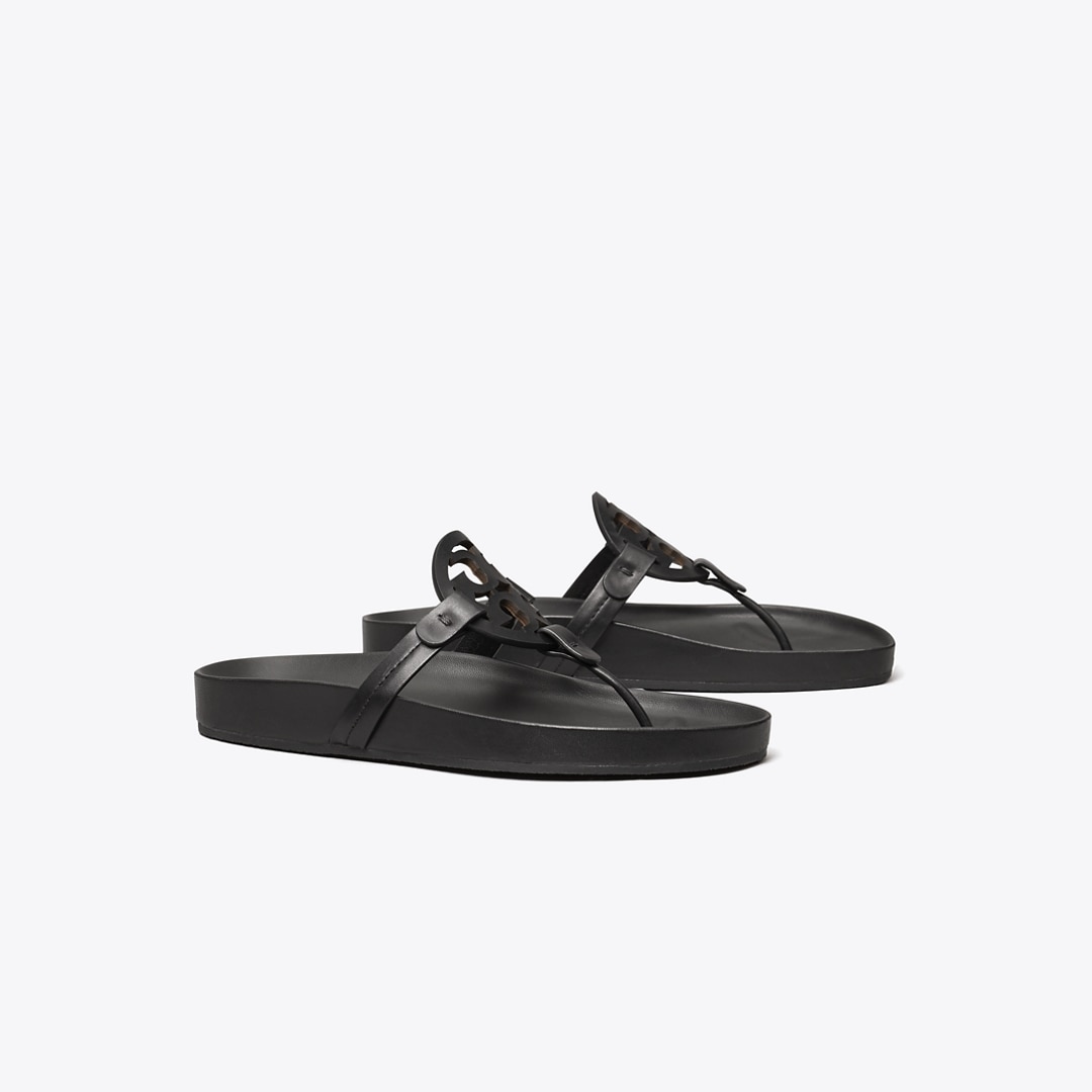 Tory Burch Miller Cloud Sandal In Black