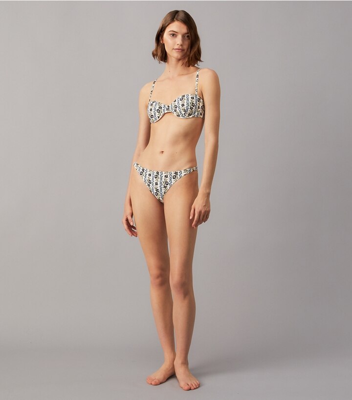 Printed Underwire Bikini Top: Women's Designer Two Pieces | Tory Burch