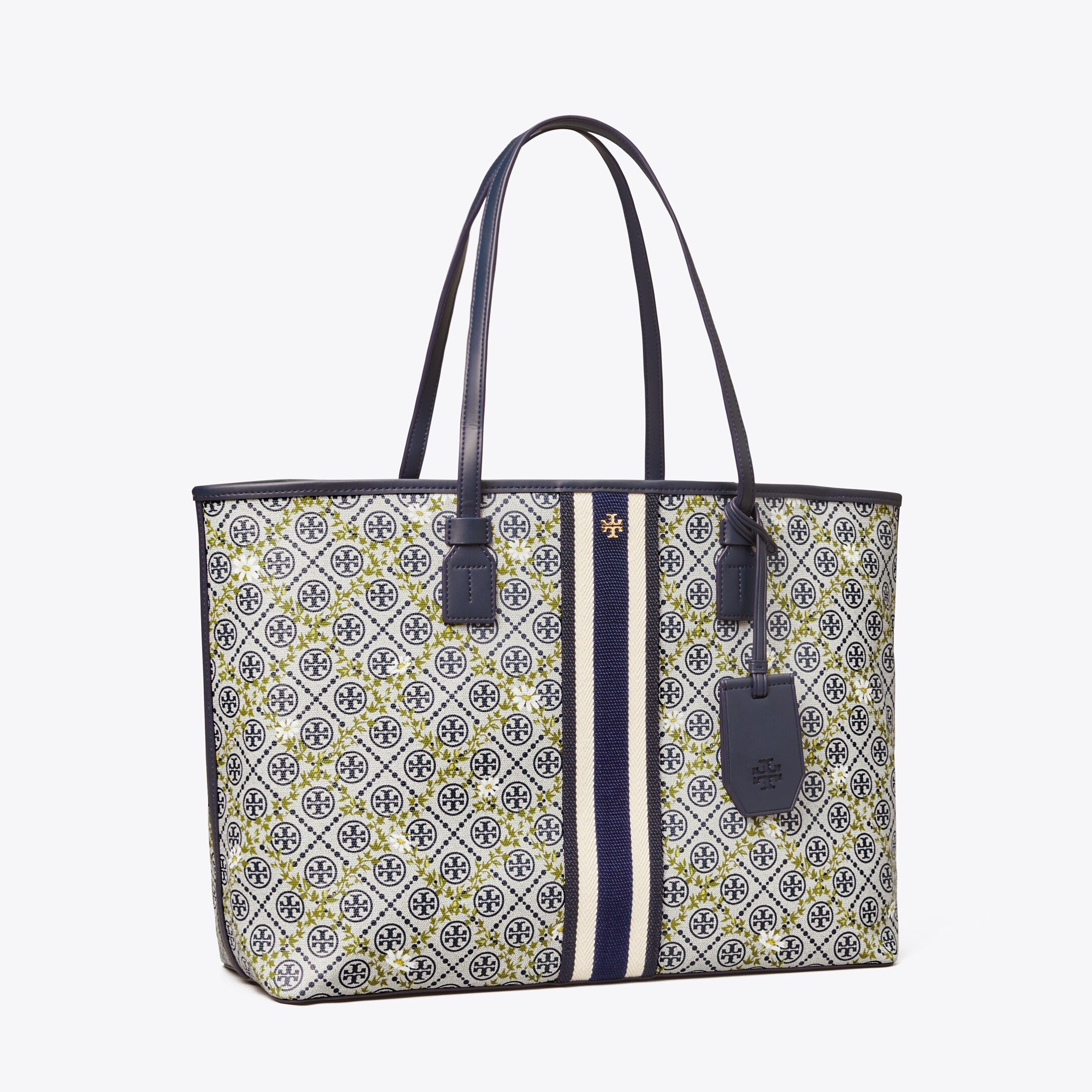 t monogram coated canvas small tote
