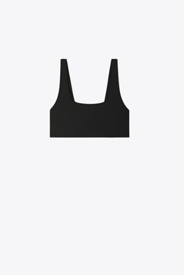 Tory Sport Tory Burch Sculpt Compression Bra In Black