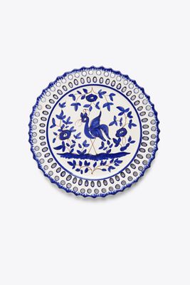 Tory Burch Oiseau Salad Plate, Set Of 4 In Blue