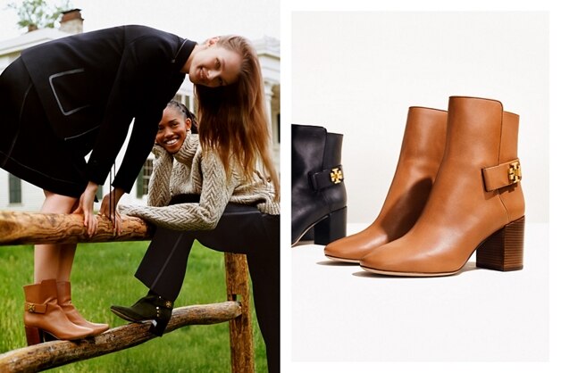 tory burch kira leather ankle boots
