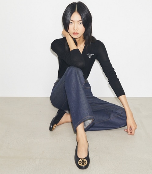 Tory Burchフラットシューズ（REVA BALLET）トリーバーチ Reva Travel Ballet: Women's Designer Flats | Tory Burch