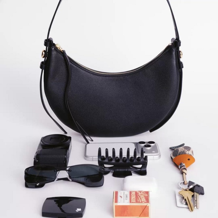 T Monogram Romy Half Moon Bag: Women's Designer Shoulder Bags