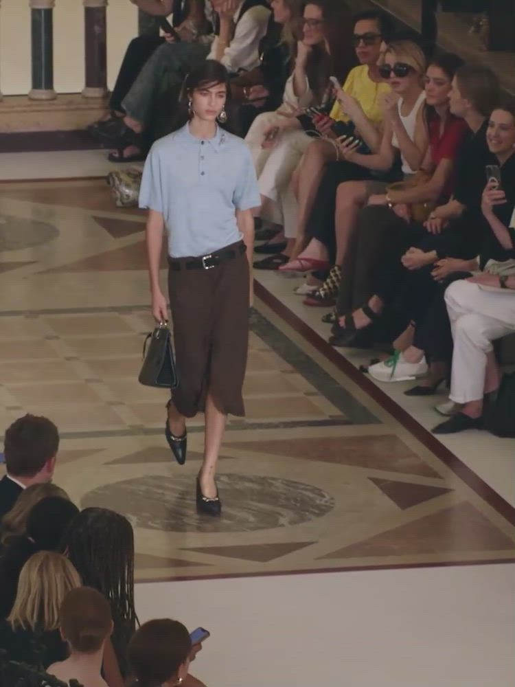 TORY BURCH ランウェイ シルクジャージーとろみワンピース TORY BURCH ランウェイ シルクジャージーとろみワンピース