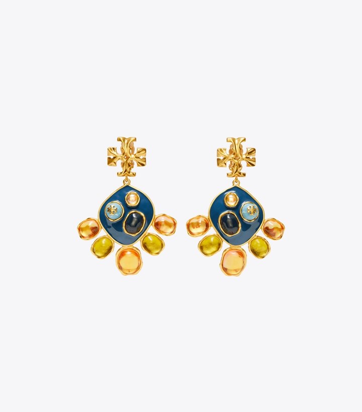 tory burch statement earrings