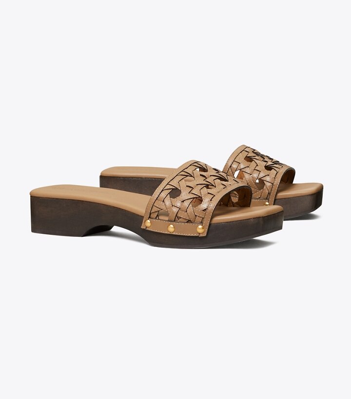 tory burch lug sole clog